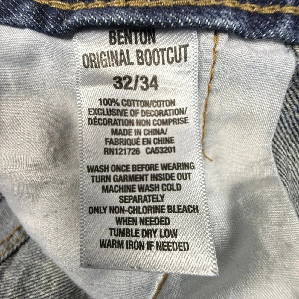 Aeropostale Benton Original Bootcut Jeans Mens 32x34 Blue Denim 0530AF13
